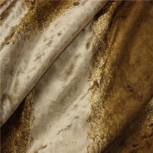 Quality 100% Polyester Fleece Fabric Crepe Printed Velour Fabric 250gsm~350gsm wholesale