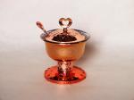 Arab high-grade fine silver goblet circular Sugar Bowl