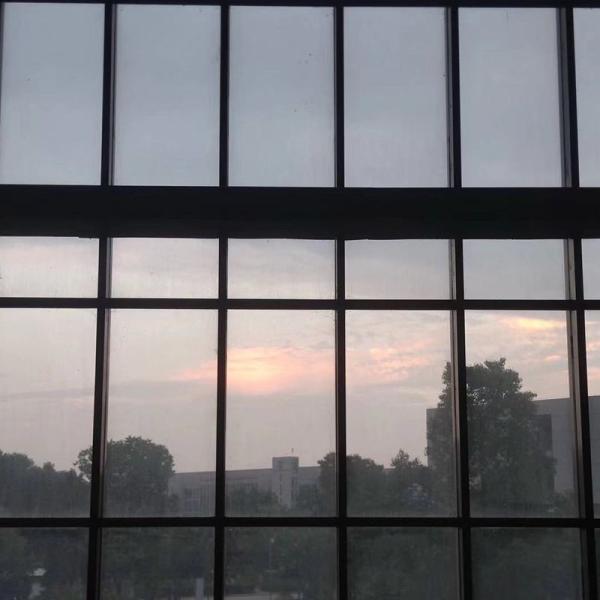 Commercial Building Glass Curtain Wall Customized Hidden Frame Office Curtain