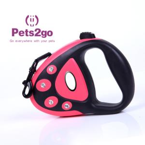 Quality ABS Plastic Spring Locking 350g Retractable Pet Leash wholesale
