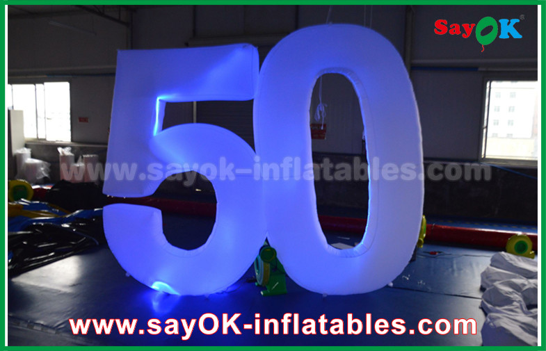 Customized Inflatable Number With LED Light For Event Advantages
