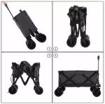 Weather Resistant Outdoor Wagon Cart 260KGS Capacity Outdoor Utility Wagon