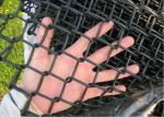 Hot Dipped Link Chain Fence , Dark Green Residential Chain Link Fencing