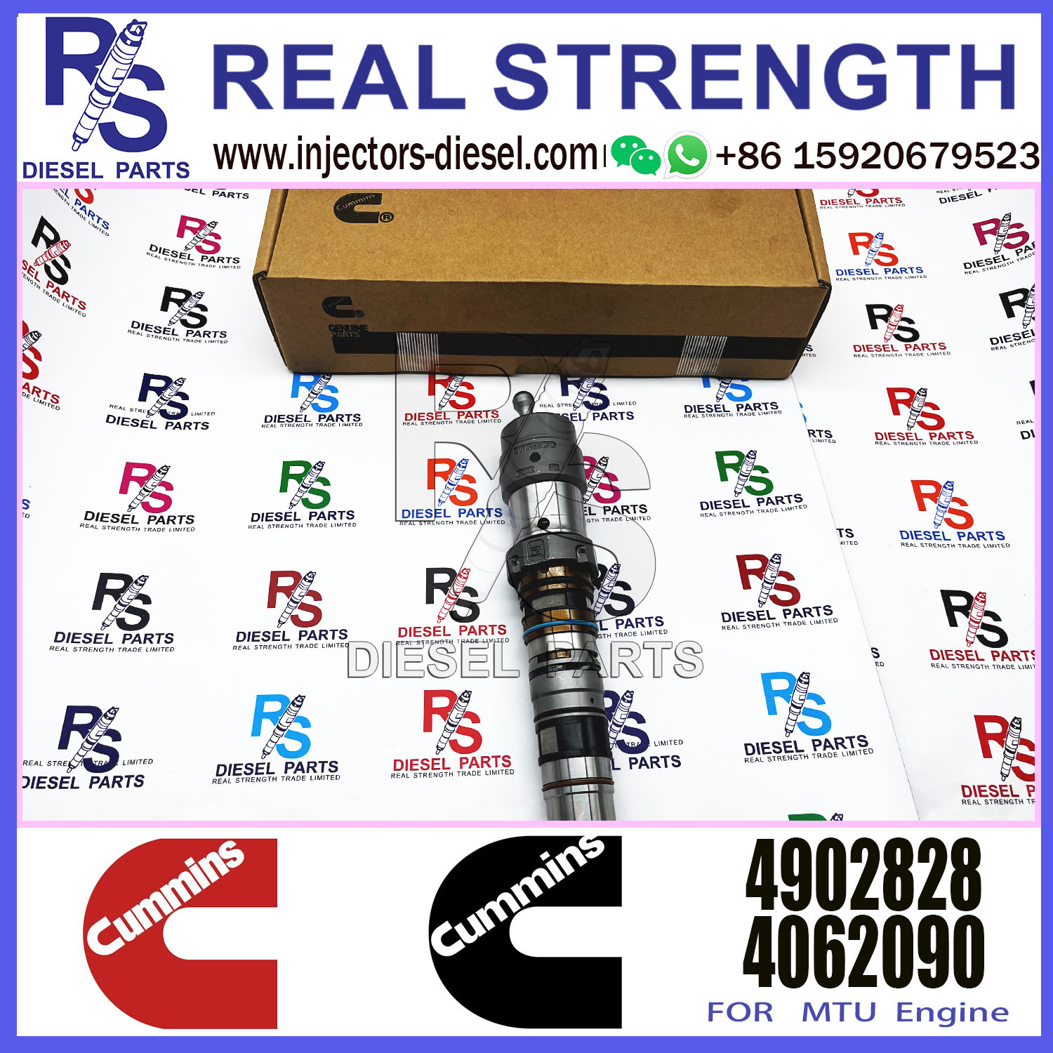 Cumminns Injector QSK23 QSK60 4326780 4088431 4902827 4326781 4010160 4984457 4954801 4088426