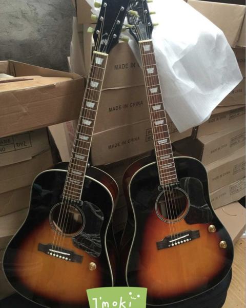 2018 New + Factory + Chibson G160e VS acoustic guitar sunburst John Lennon G160