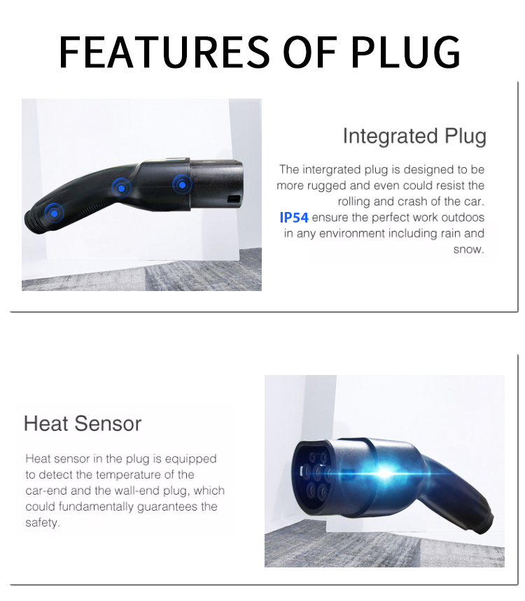 16A-32A Car Charging Cable for KIWI EV Portable Electric Vehicle Charger Connector