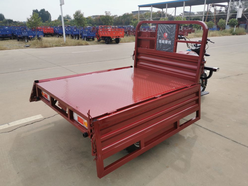 Hydraulic Self Lifting Fuel 3 Wheel 200CC Cargo Tricycle