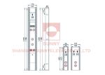 Passanger Lift Round Button Elevator COP / Stainless Steel Control Panel