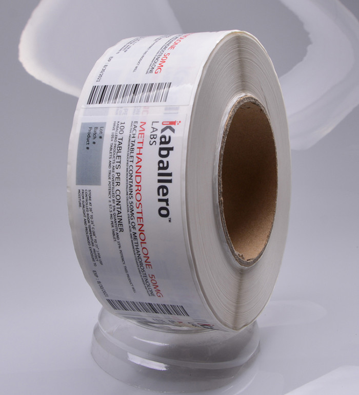 Custom glossy lamination waterproof jar vial packaging self adhesive sticker labels printing
