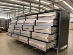 Industrial Heavy Duty Metal Workbench with Cabinet and Drawers