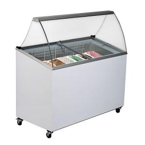 Quality Gelato Ice Cream Display Freezer LED Lighting Low Power Consumption wholesale