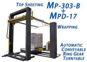 Quality Waterproof Automatic Pallet Wrapper Reduce Goods Loss During Transporting wholesale
