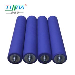 Quality Low Noise Industrial Rubber Roller Rubber Pressure Roller Wear Resisting wholesale