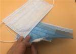 Breathable Disposable Non Woven Face Mask / Non Toxic Disposable Pollution Mask