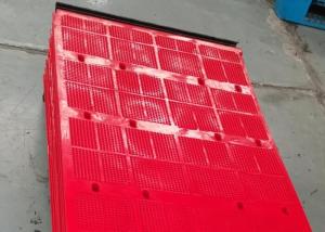 Quality Thickness 7-60mm MDI Polyurethane Dewatering Screen Wear Resistance wholesale