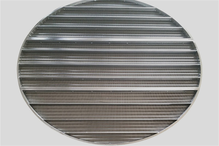 Diameter 1250mm X Slot 0.5mm Joint Type Wedge Wire Support Grids For Ion Exchangers
