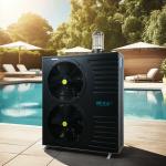 Plastic Housing R32 Mini Pool Heat Pump for Outdoor Activities at Household