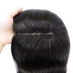 New 100% Remy Human Hair Toppers natural black color 5.5x6 Inch and 6x7 inch