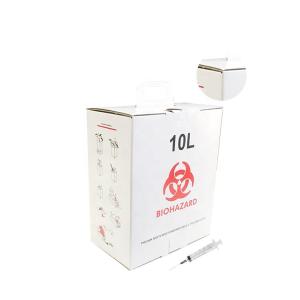 Quality 10L Medical Sharps Container Medical Waste Containers For Syringes Custom logo wholesale