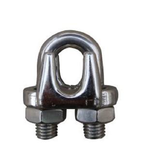 Quality Polished Wire Rope Clip US Type Stainless Steel Cable Clamps 3mm To 76mm wholesale