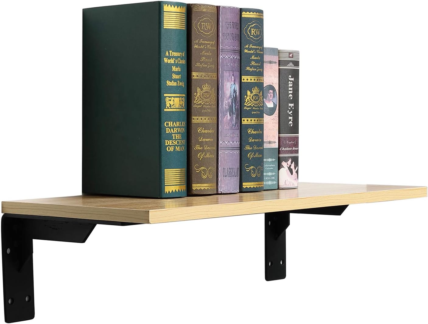 Heavy Duty Countertop Support Brackets 8-18 inch Standard 330 lb Load Iron Shelf Brackets