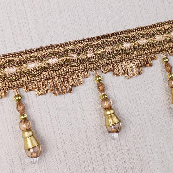 Handmade fashionable chain beads lace tassels fringes for curtain/sofa/pillow