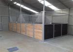 Heavy Duty Horse Stable Box Equipment with Bamboo Board Hot Dip Galvanized