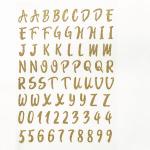 Non Toxic Christmas Gift Stickers Foil Stamped Vinyl Letter Stickers