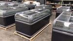 R290 Propane Refrigerant Frozen Food Island Display Freezer, Auto hotgas