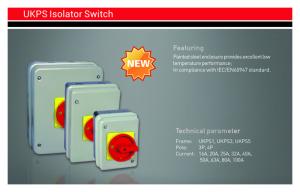Quality IP65 100A 4 Pole Painted Steel Enclosure Rotary Cam Switch 3 Years Warranty wholesale