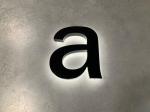 12V Backlit LED Stainless Steel Letters for Shop Office Mall Acrylic Metal