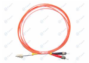 Quality ST To LC Fiber Optic Jumper 62.5/125μM MM Mode Insertion Loss ≤0.3dB RoHS Certified wholesale