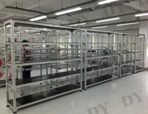 Quality 4040 Aluminum Shelf Profile Polishing Brushing Sand Blasting wholesale
