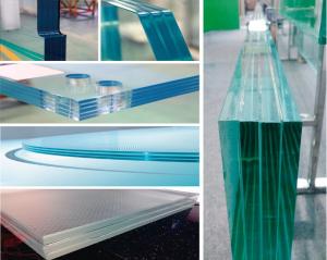 Quality 12mm Toughened Laminated Glass Sheets With Ultra Clear Glass Material wholesale