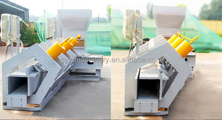 3500 KG Capacity Coconut Coir Bricks Pressing Machine for Bale Size 600*400*300 mm