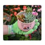 Gardening Green Bamboo Fiber With Latex Gloves