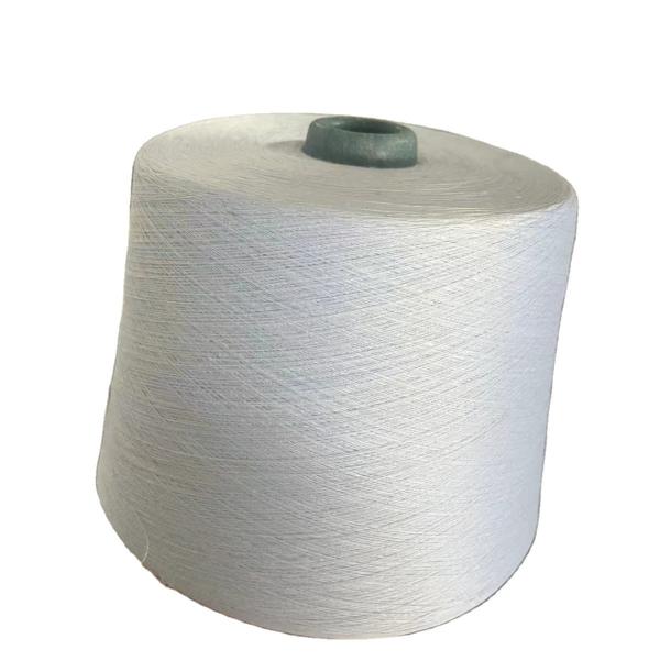 Raw White 100% Polyester Ring Spun Yarn 40/2 40/3 42/2 Polyester Yarn Manufactur