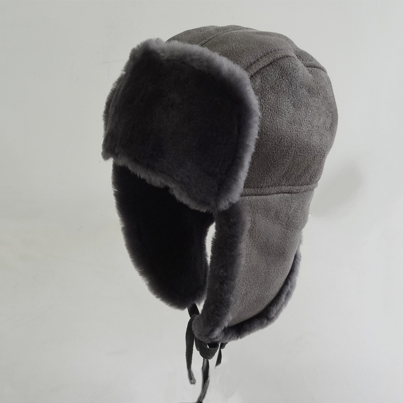 Wholesale Winter Hat for Women Custom Trapper Hat with Earflaps Fur Trim