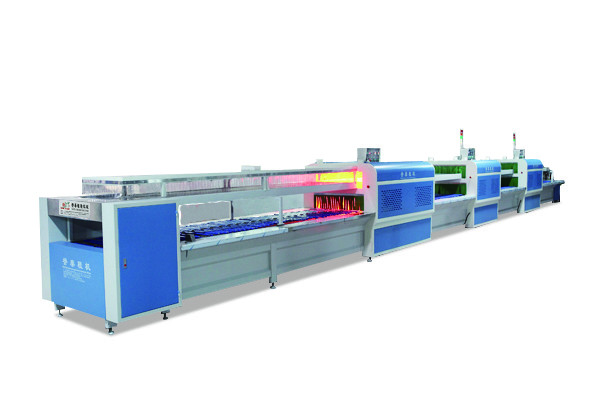 Customzed Double Layer Shoe Production Line Automatic Shoe Assembly Line With Infrared Oven