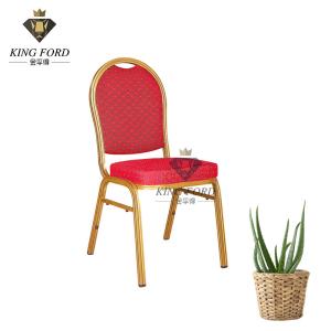 Quality Aluminum Frame Commercial Banquet Chair 8cm Seat Reception Hall Chairs wholesale