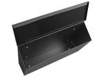 Customizable Logo Wall-Mounted Mailbox for Home Garden Decor Powder Coated Black