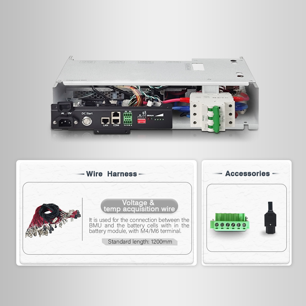 GCE Integrated BMS 30S 32S 34S 35S 60S 75S 50A 100A For Home Energy Storage