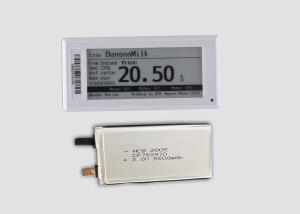 Quality 5500mAh CP783970 3V Prismatic Pouch Cell For ELabels wholesale