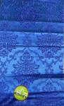 Blue Waterproof Polyester Compression Tricot Fabric For Mattress