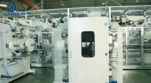 Quality ISO9001 Nordson Glue Applicator Baby Diaper Production Line wholesale