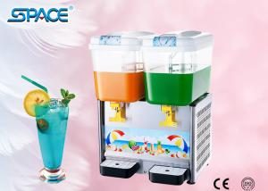 Quality Restaurant Juice Machine Double Dispenser , Cold Fruit Beverage Dispenser Machine wholesale