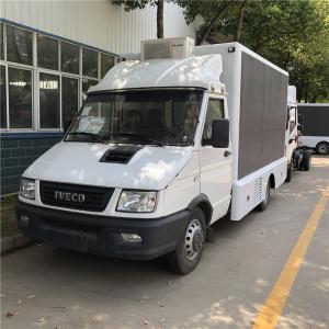 China 4X2 IVECO 3 SIDES P5 MOBILE LED ADVERTISING TRUCK ADVERTISING TRUCK FOR SALE on sale
