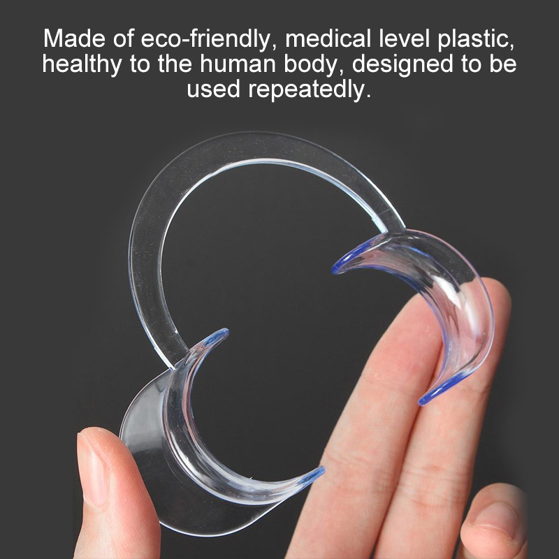 Orthodontic Plastic C Shape Disposable Cheek Retractor Mouth Opener