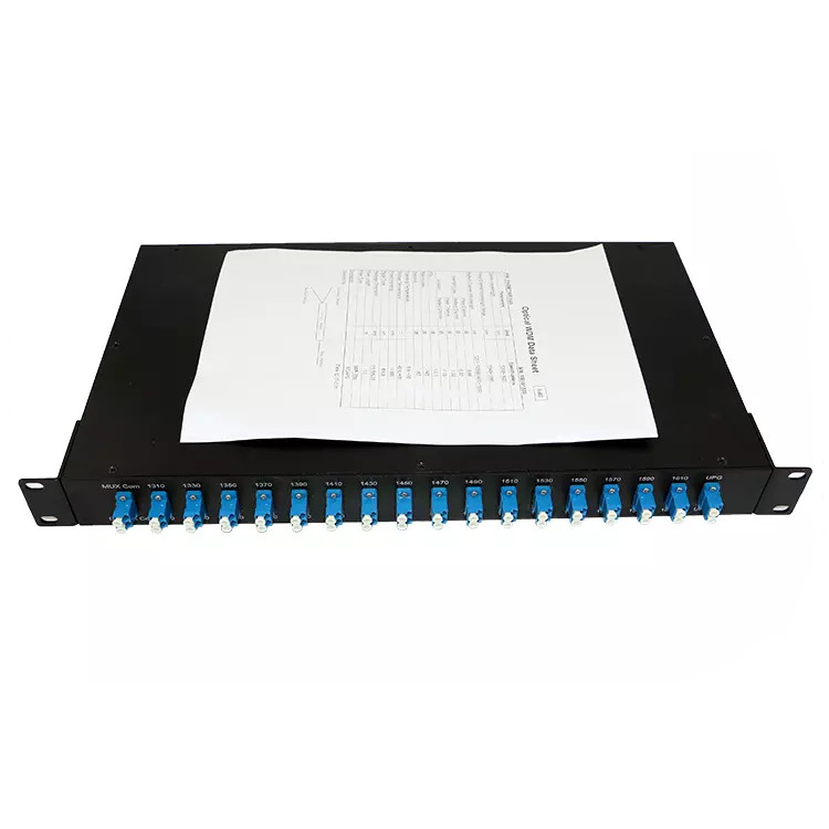 1U Fiber Optic Odf 1X2 Splitter Rack Mount Patch Panels