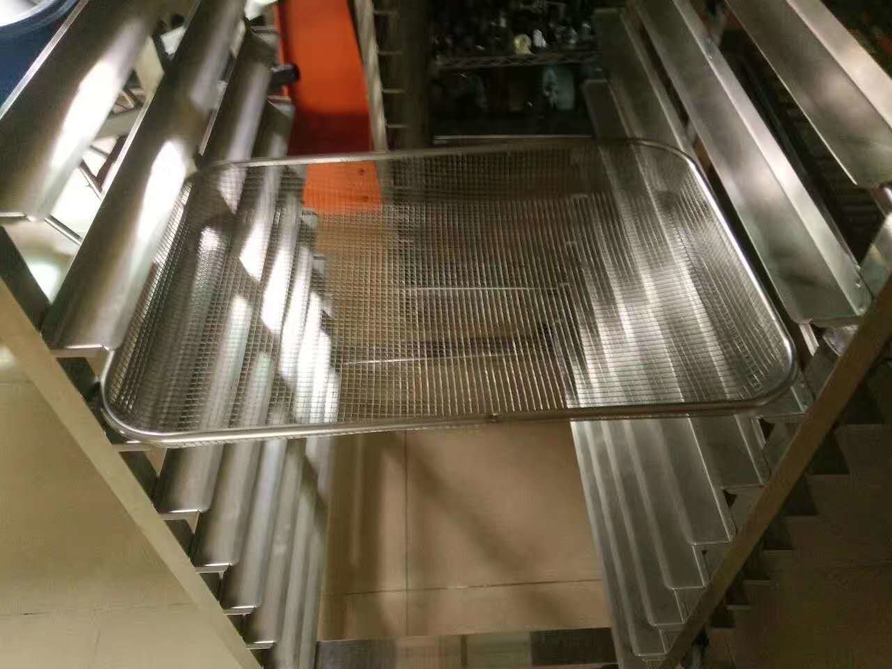 RK Bakeware China Foodservice NSF 15 Tiers Revent Oven Stainless Steel Baking Tray Trolley